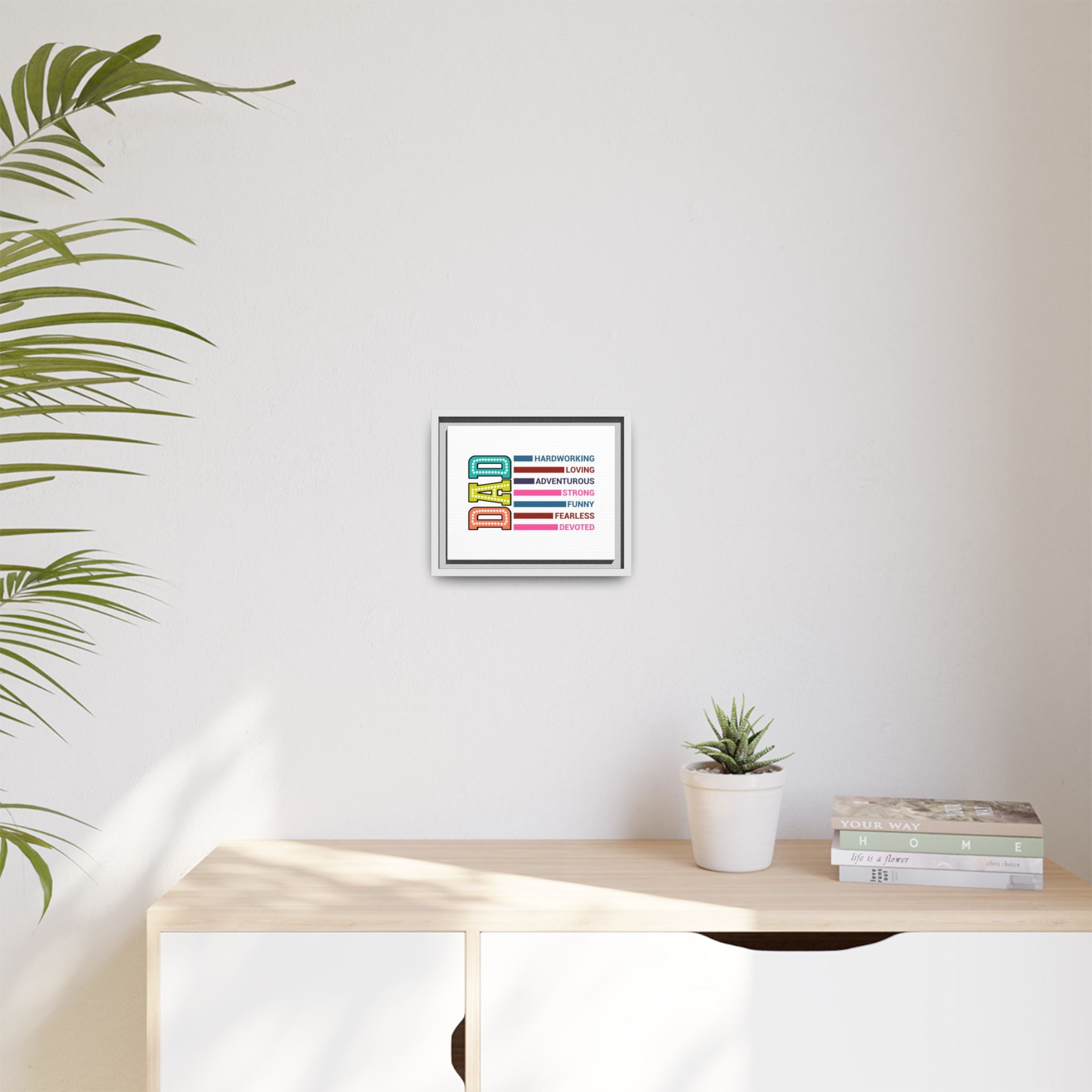 Matte Canvas, Framed (Multi-color)