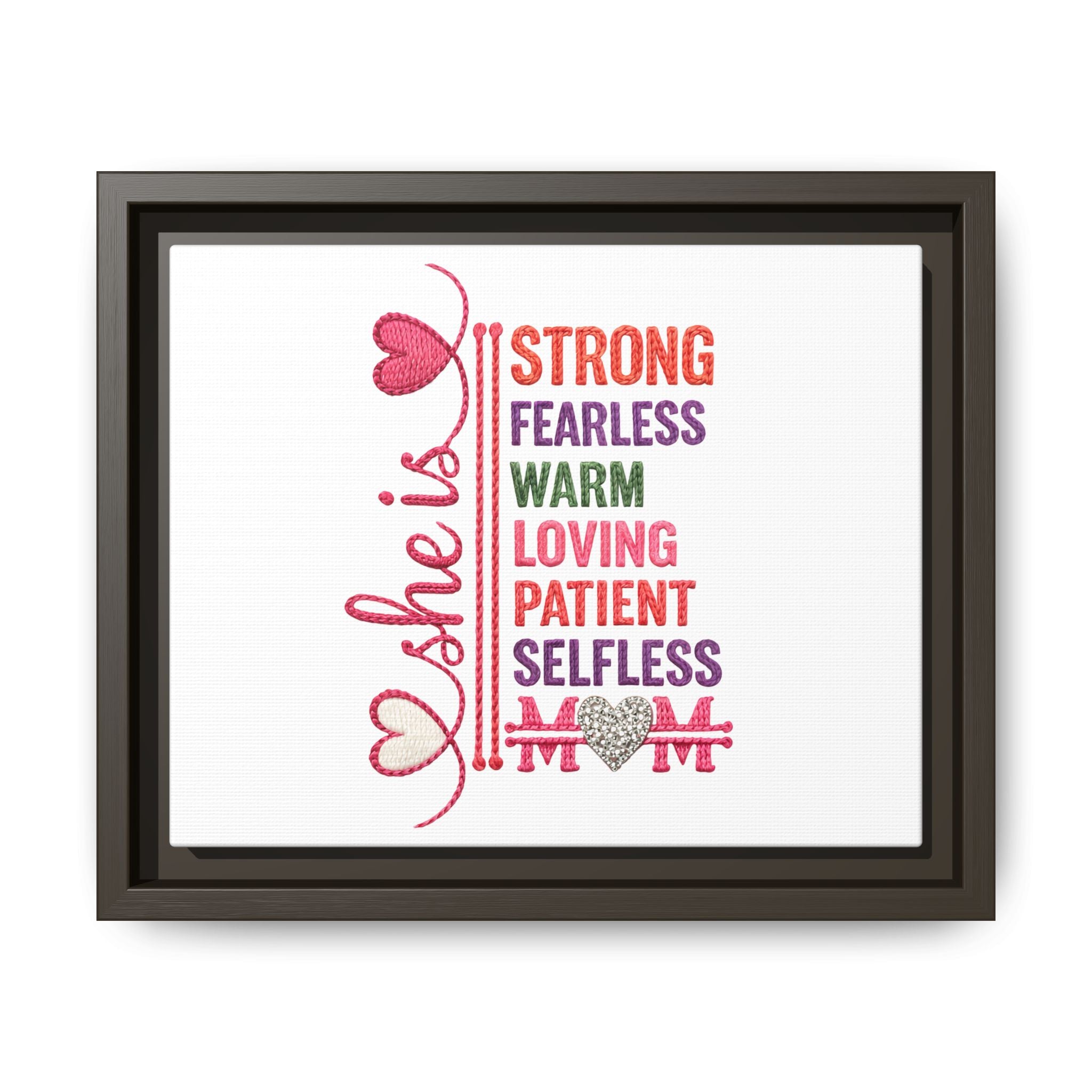 Matte Canvas, Framed (Multi-color)