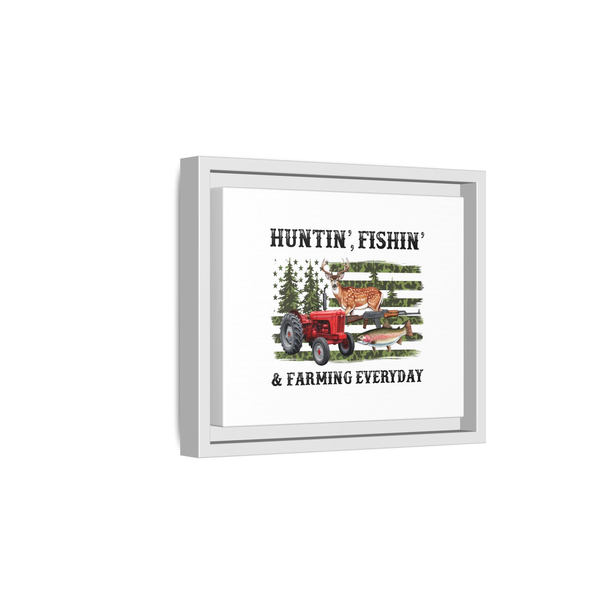 Matte Canvas, Framed (Multi-color)