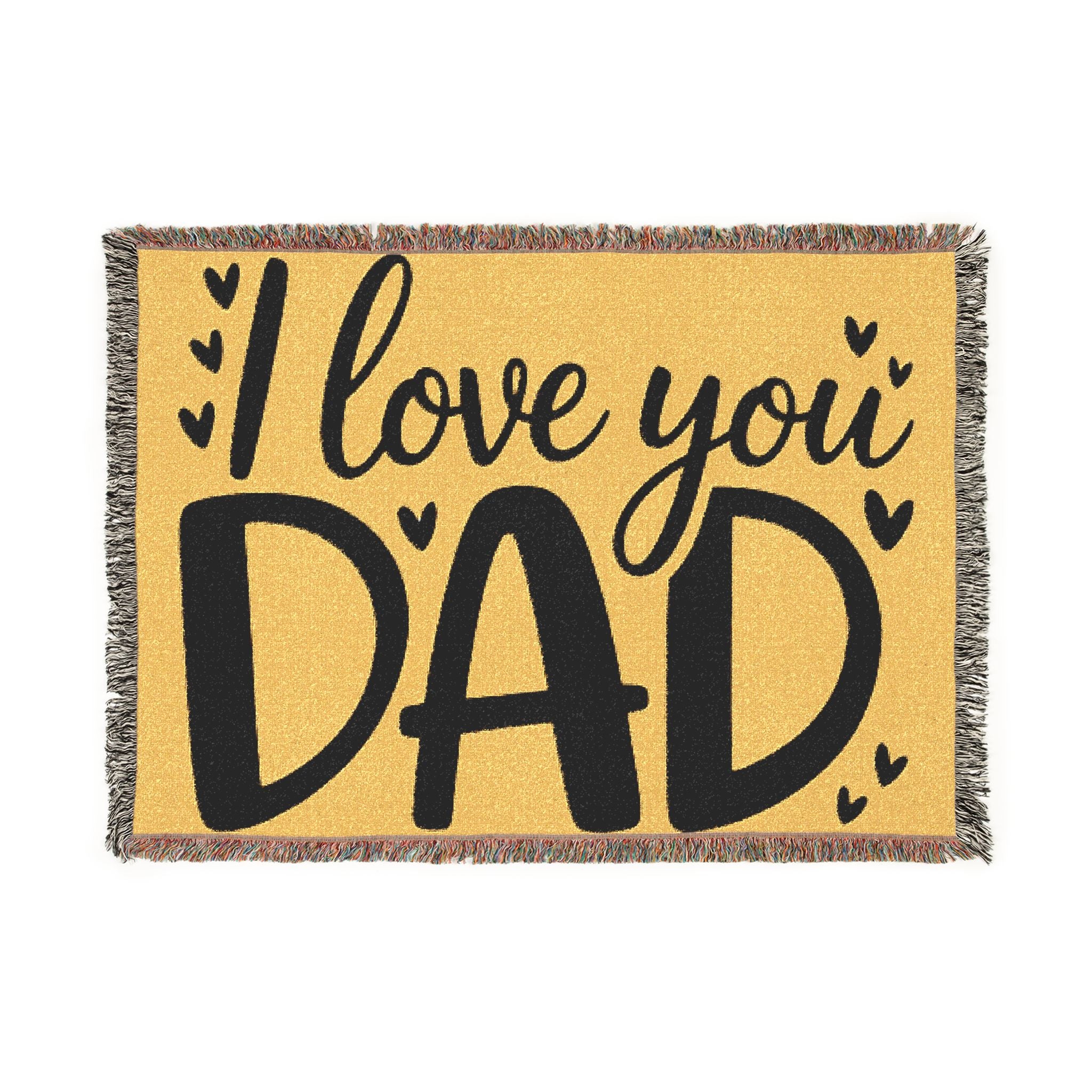 Love you Dad Woven Blanket
