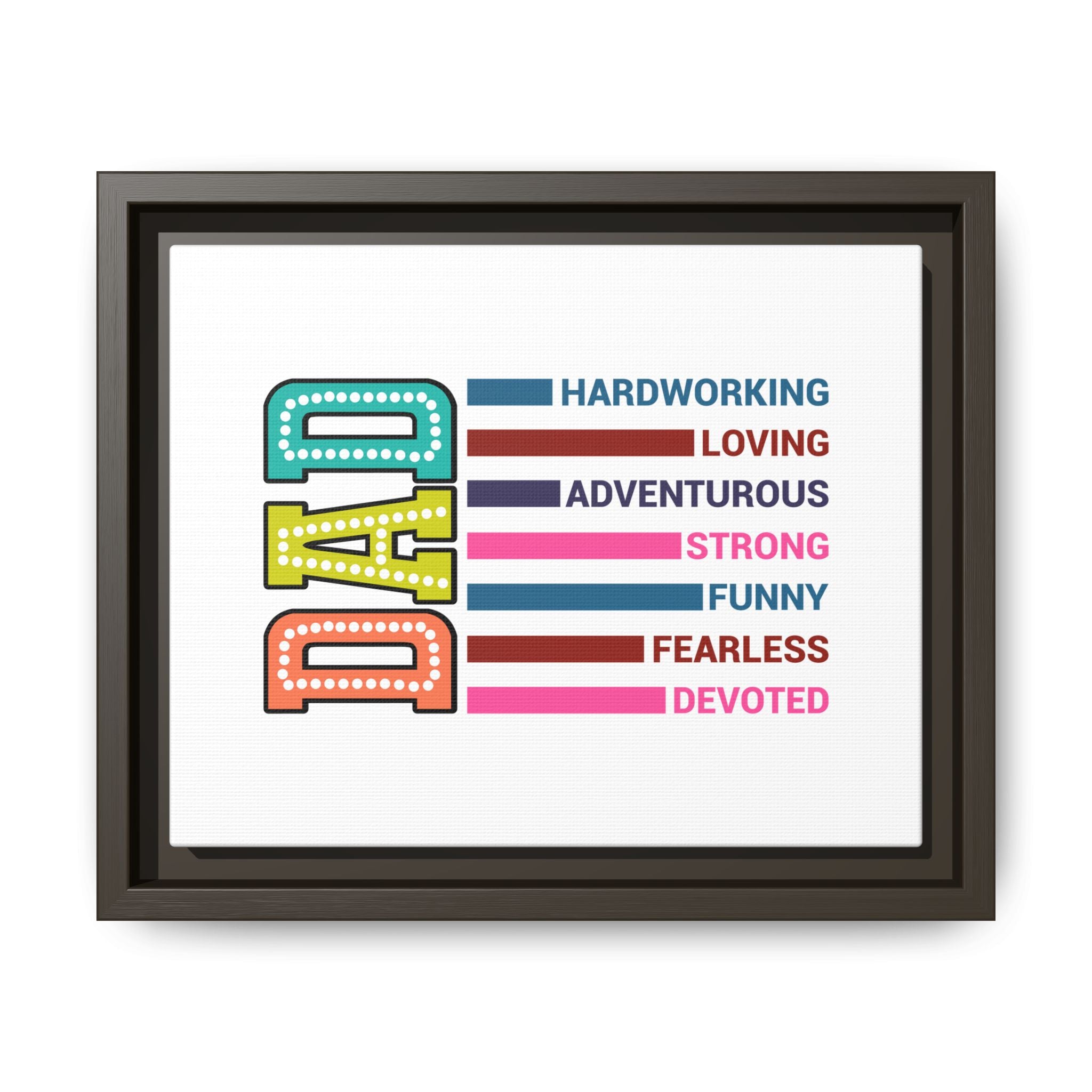 Matte Canvas, Framed (Multi-color)