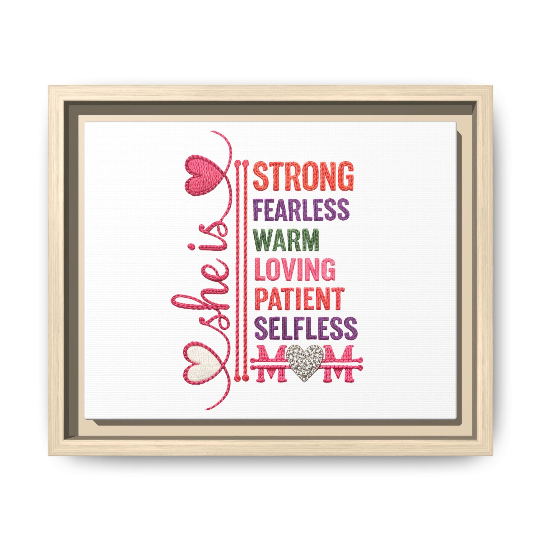 Matte Canvas, Framed (Multi-color)