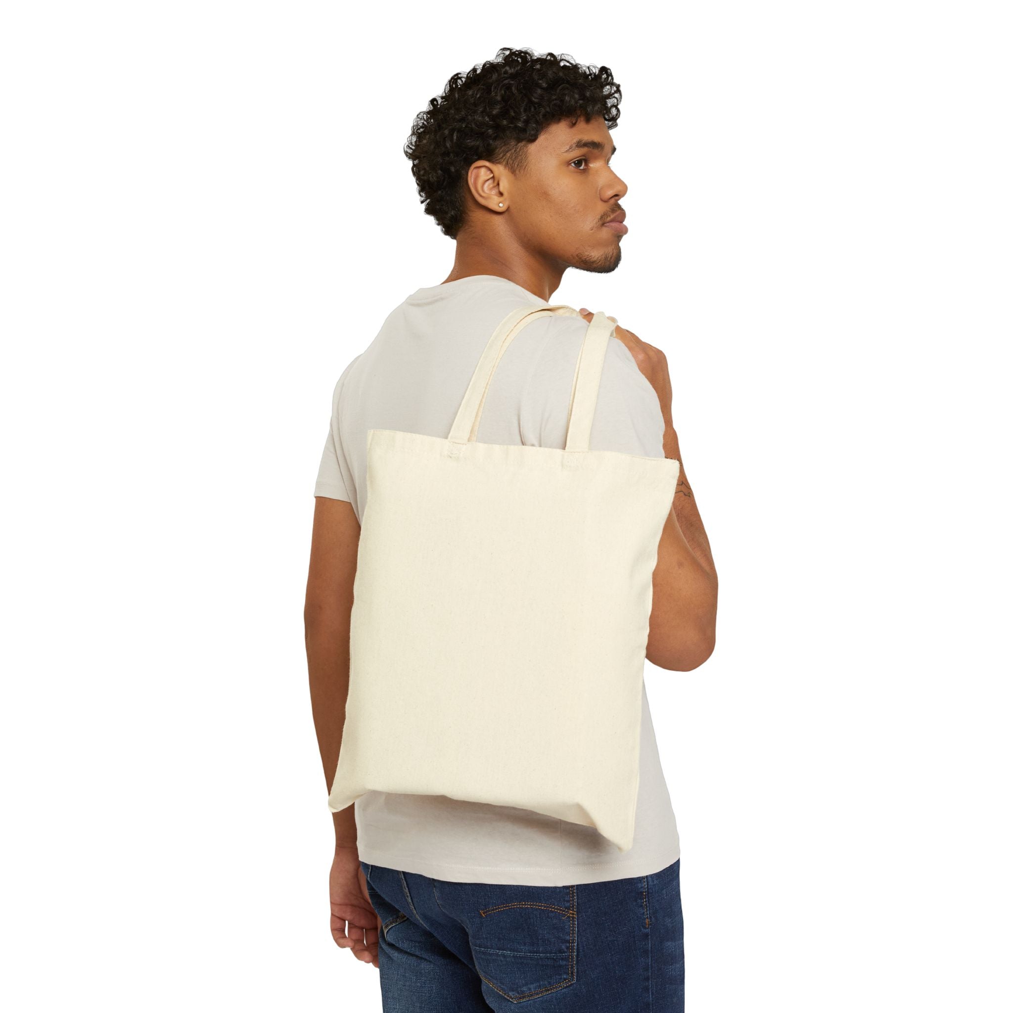 Basketball Player Mom Cotton Canvas Tote Bag