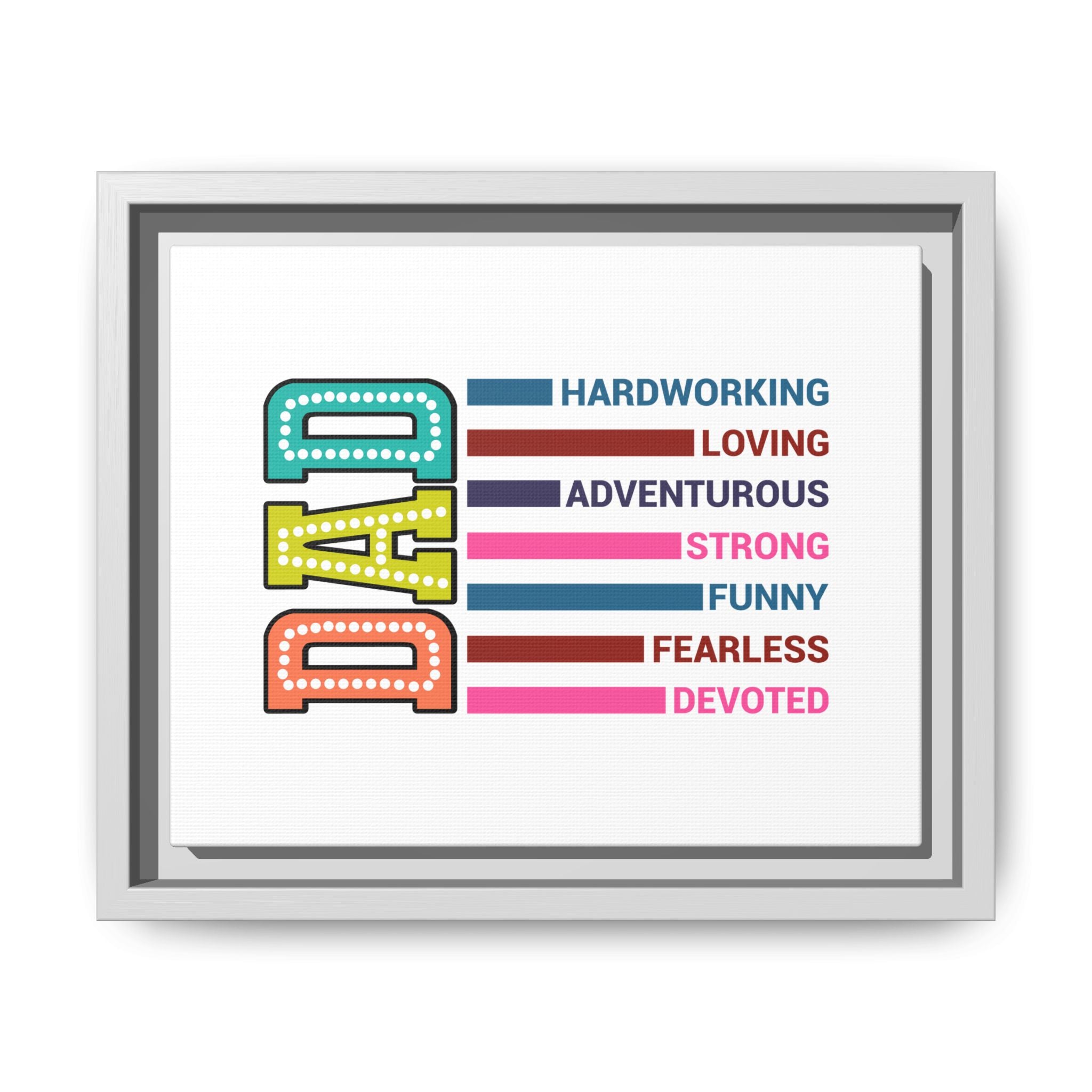 Matte Canvas, Framed (Multi-color)