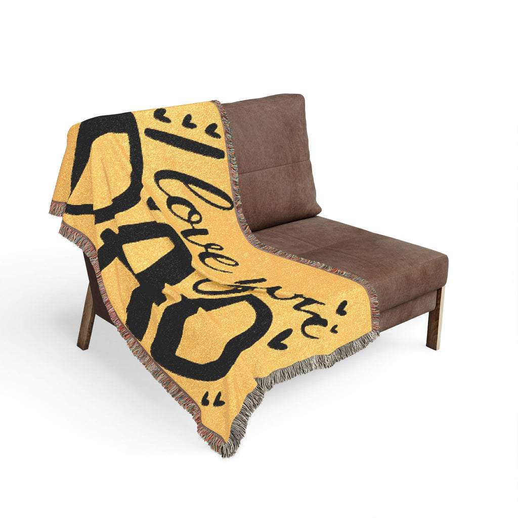 Love you Dad Woven Blanket
