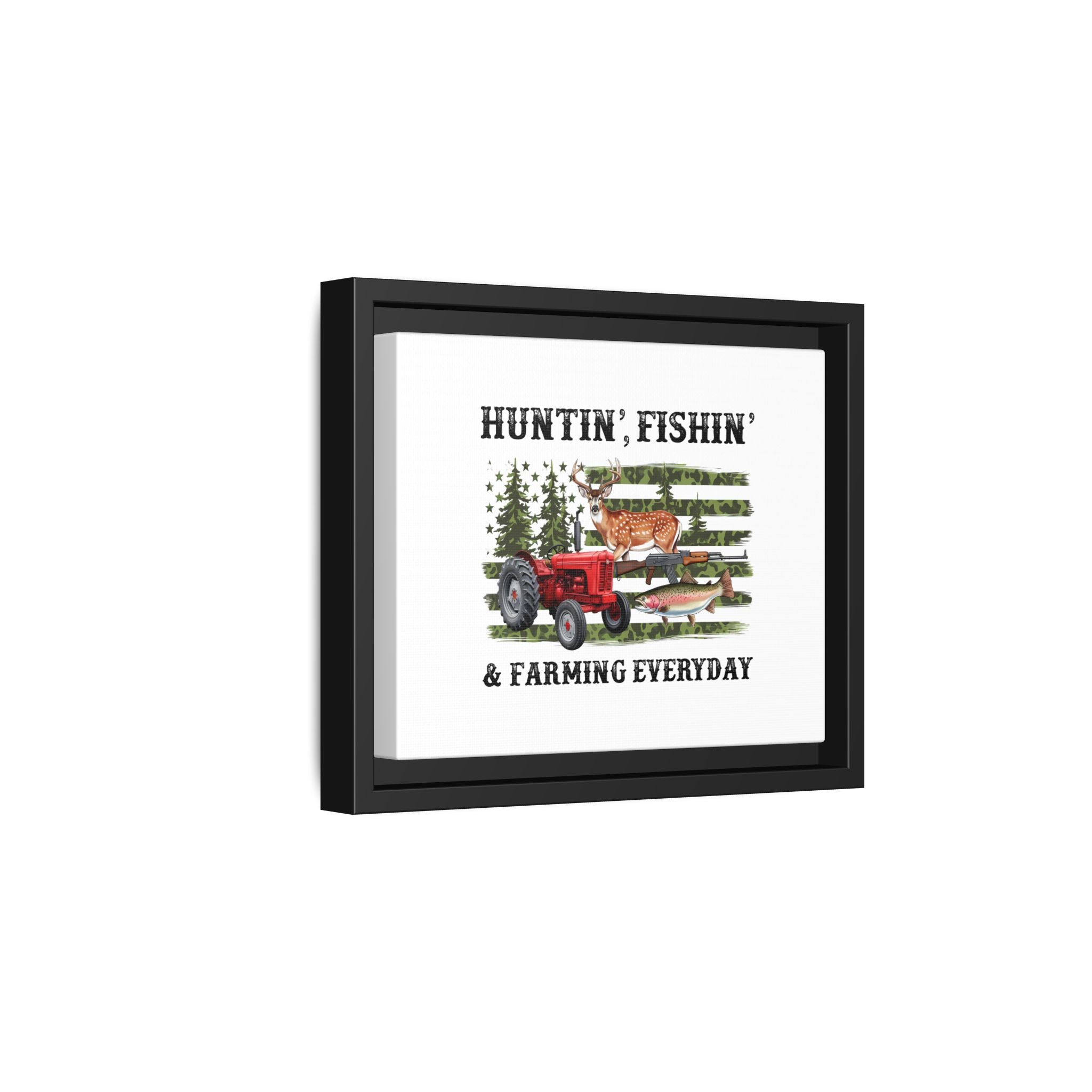 Matte Canvas, Framed (Multi-color)