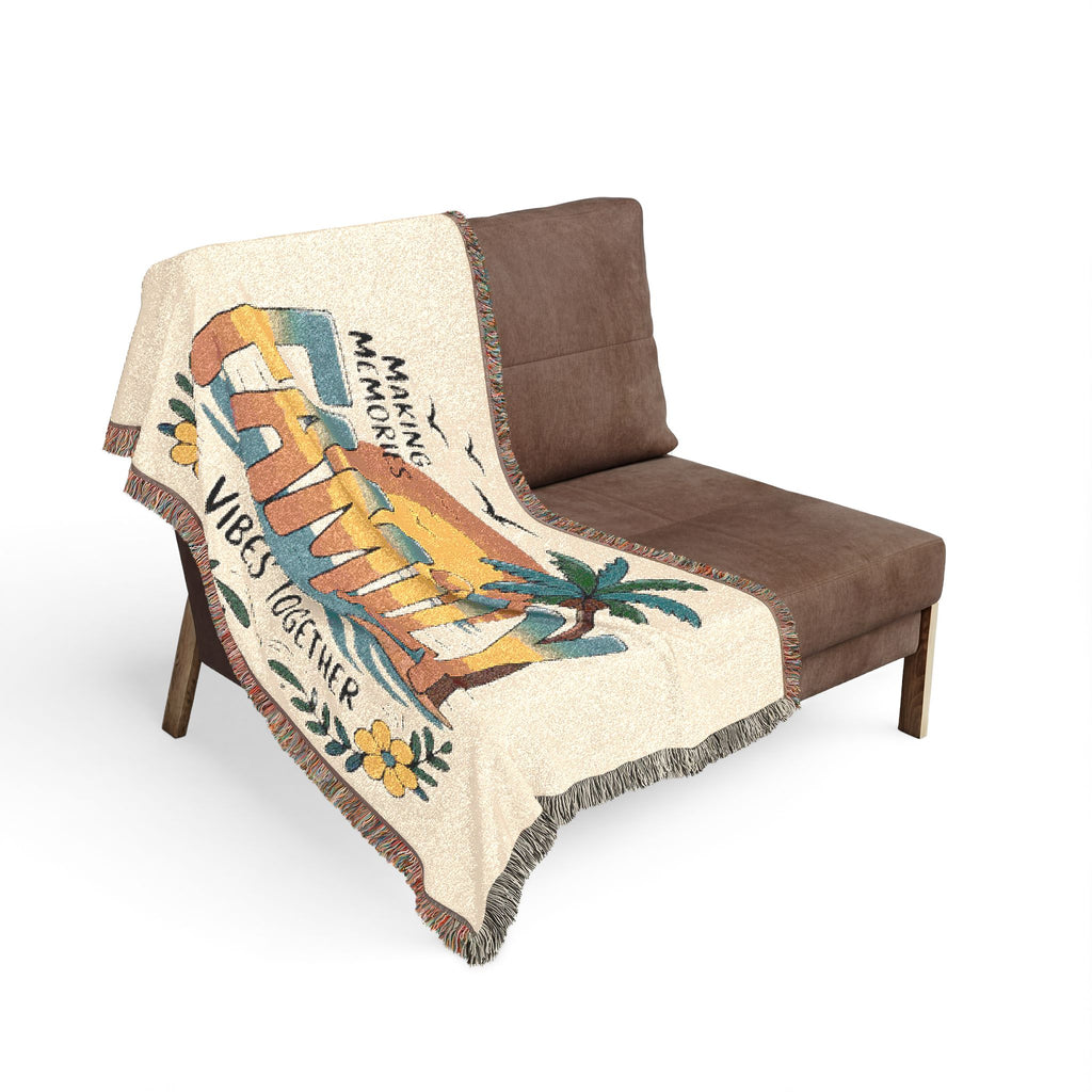 Family Vibes Woven Blanket