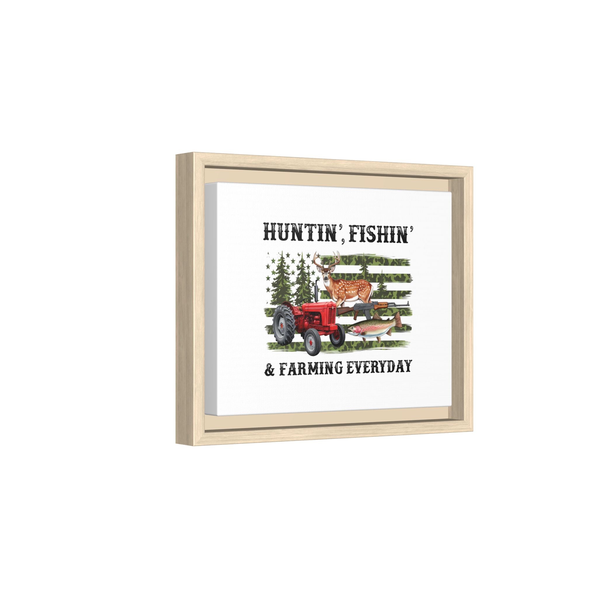 Matte Canvas, Framed (Multi-color)