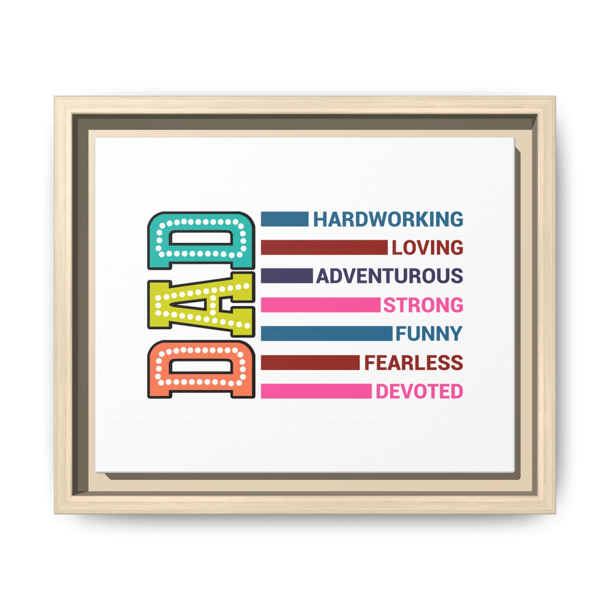 Matte Canvas, Framed (Multi-color)