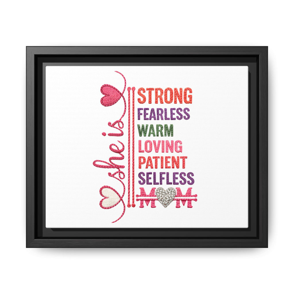 Matte Canvas, Framed (Multi-color)