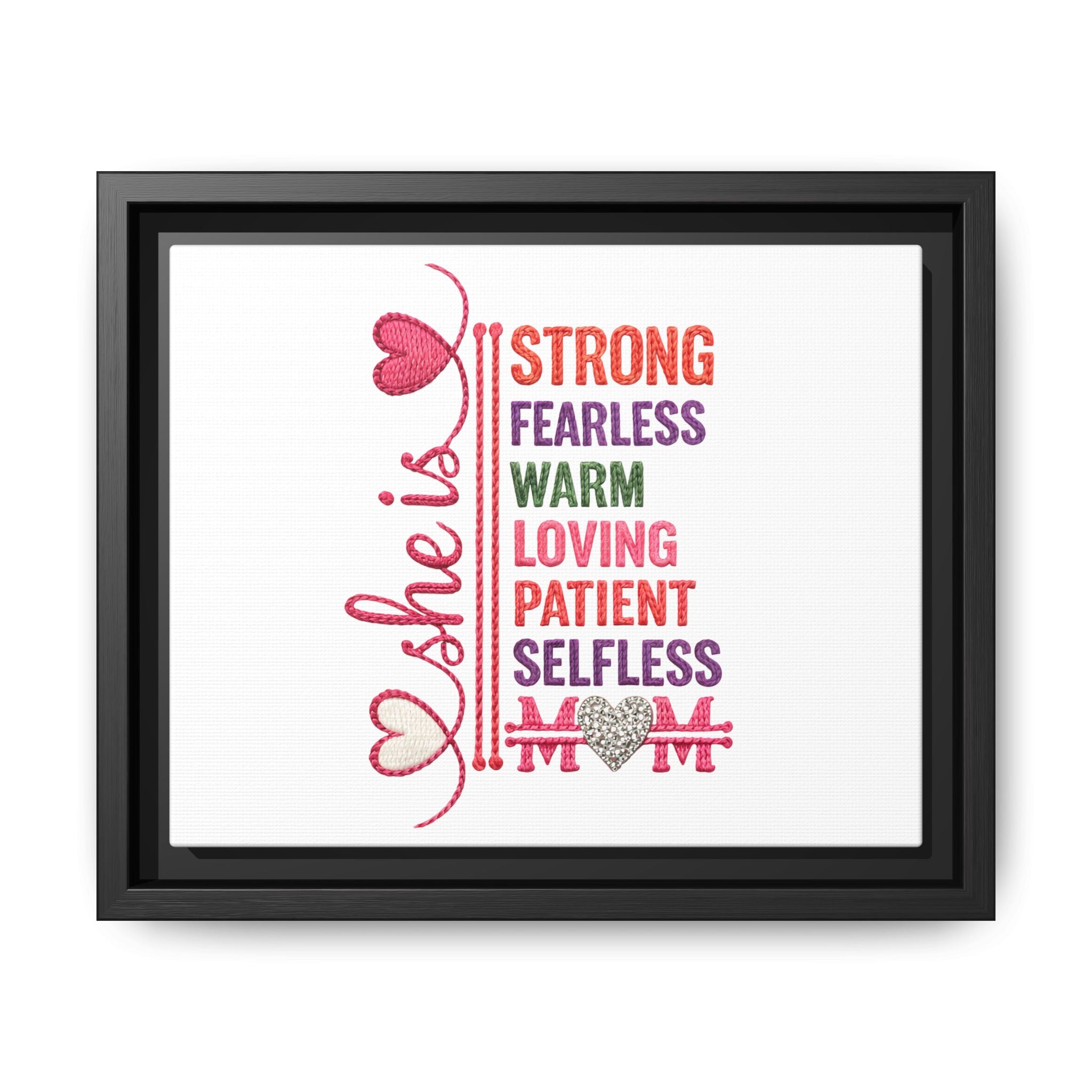 Matte Canvas, Framed (Multi-color)