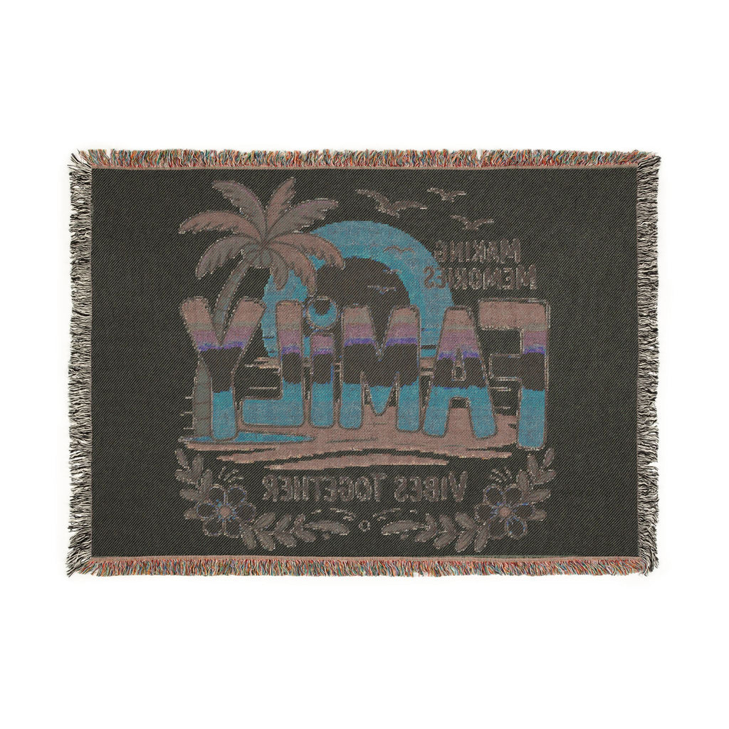 Family Vibes Woven Blanket