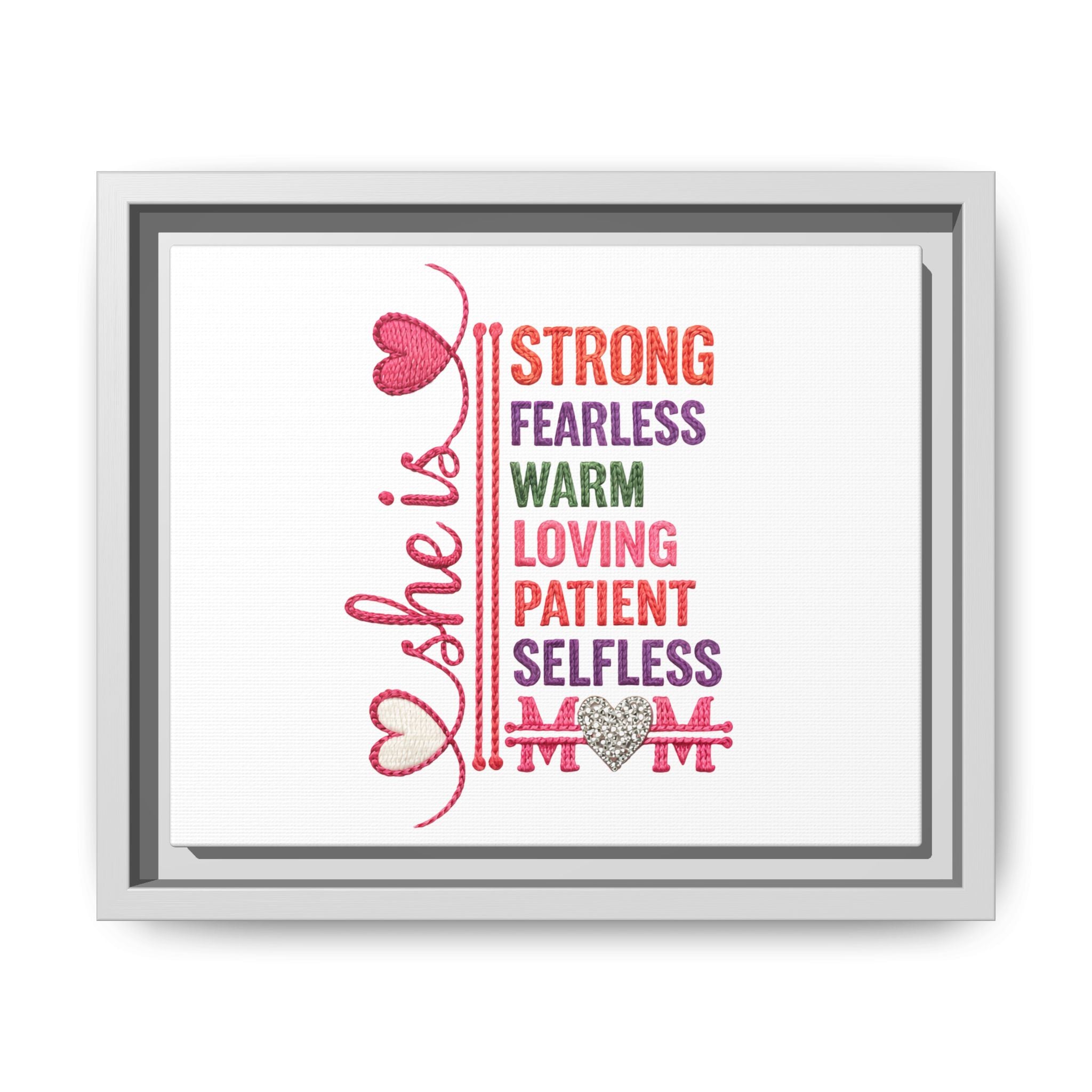 Matte Canvas, Framed (Multi-color)