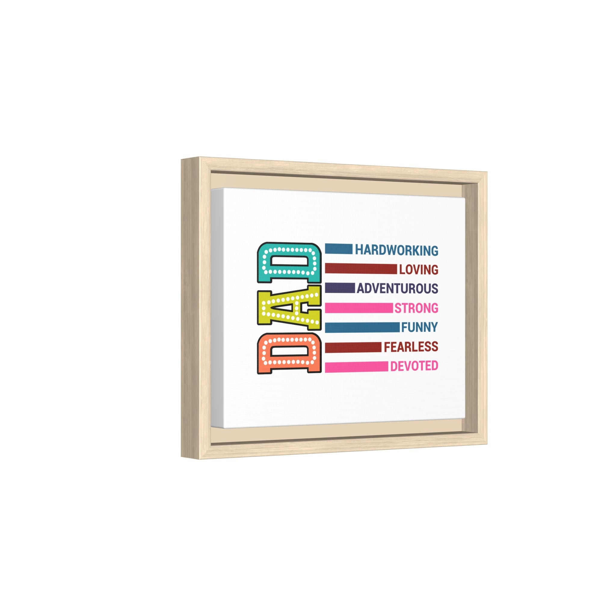 Matte Canvas, Framed (Multi-color)